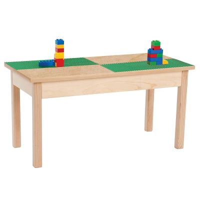 РК30 СТОЛ ДЕТСКИЙ ЛЕГО &quot;ДУПЛО&quot; (2 ПЛАСТИНЫ) ЗЕЛЁНАЯ+ЗЕЛЁНАЯ