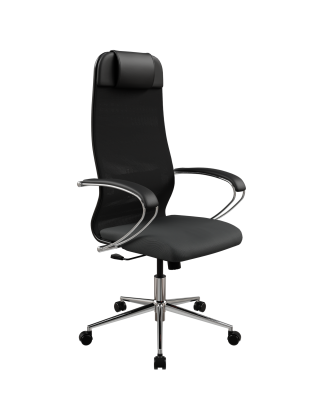 ErgoLife Set 11/подл.131/осн.Sit 052 Кресло сетка/ткань, основание хром. каплевидное