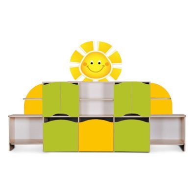 РК Стенка 3 с декорацией 30 2600х350х1450мм