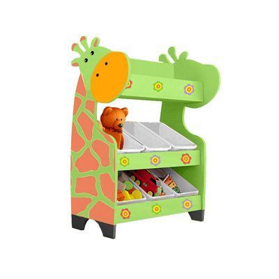 РК Стеллажная наклонная система хранения 25/27 с декорацией лайм (серия Жираф)