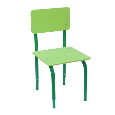 РК2.150 Стул детский на м/к регулируемый (каркас зелёный/лайм)