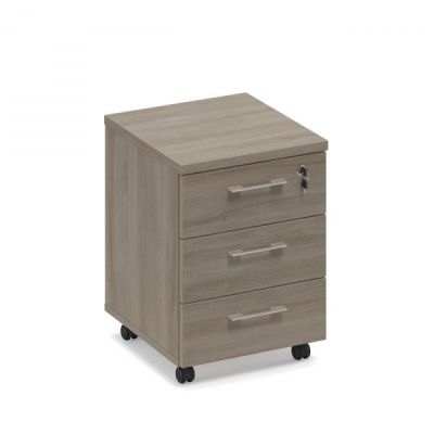 МР 204  Тумба выкатная 3-ящичная с замком (топ ДСП) 45x45x57 (ШхГхВ) 