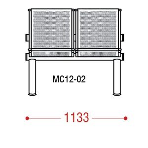 КФ ONIS двухместная секция 113.3х91.2х66.5 см