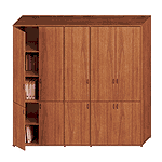 ИСП58 Шкаф комбинированный высокий (закрытый + закрытый узкий +закрытый) 220х46х203