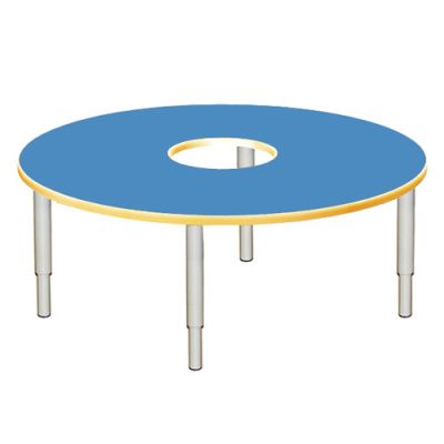 РК17 СТОЛ ДЕТСКИЙ МДФ РЕГУЛИРУЕМЫЙ (ДИАМ.1100)