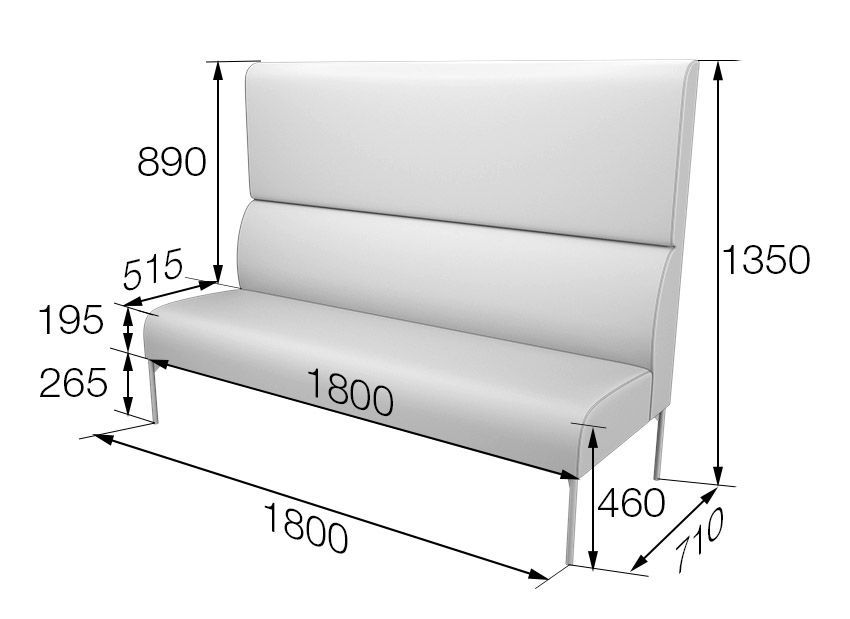 Бридж Модуль 3-местный высокий (1800*710*1350)