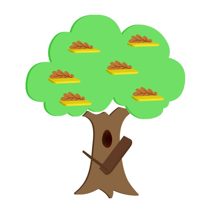 РК Полка Дубок 1000х200х1400мм