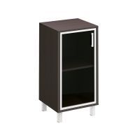 411-813 шкаф для документов левый, дверь в алюминиевой раме 47.7х45х93.9 см