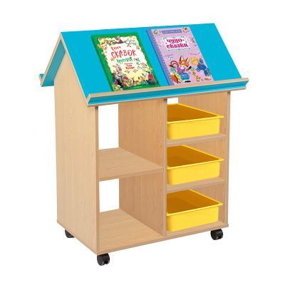 РК Тумба для игрушек и пособий 18 ( с контейнерами) 800х450х900мм