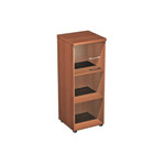 ПТ967 Шкаф для документов средний узкий со стеклянной прозр. дверью (46*46*120)