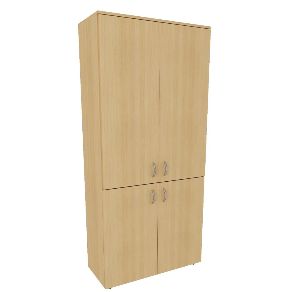 "Бюджет" Шкаф широкий закрытый 4 двери (850*450*2010)