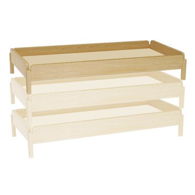 РК93 КРОВАТЬ ДЕТСКАЯ (ФАНЕРА) ШТАБЕЛИРУЕМАЯ