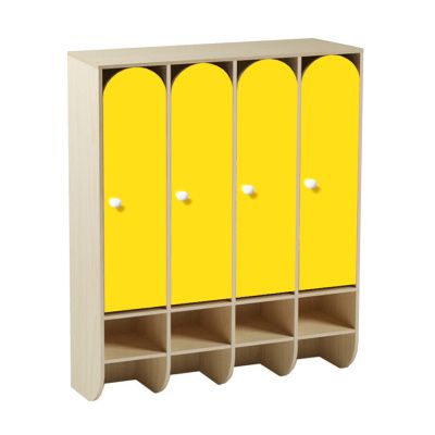 РК ШНД-48 ШКАФ ДЕТСКИЙ (ЛДСП+МДФ) 4 ЯЧЕЙКИ