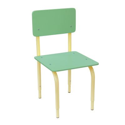РК2.167 Стул детский на м/к регулируемый (каркас бежевый/салатовый)