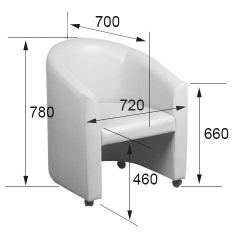 Чаирмикс Кресло (700 х 700 х 880)