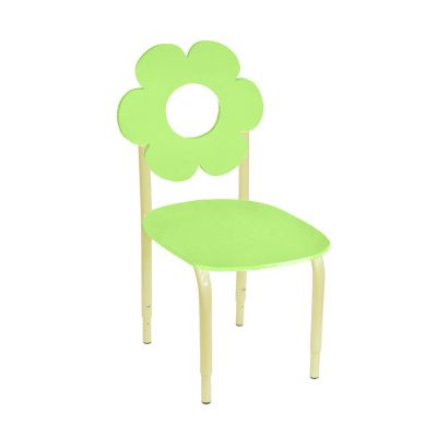 РК2 Стул детский на м/к регулируемый Цветок Лайм