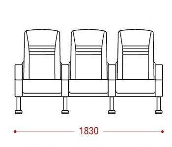 Сидней трехместная секция 183х101х71.5