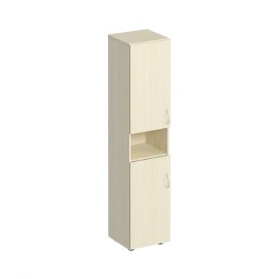 К384 Шкаф для документов узкий 2-дверный с нишей (40х38х200)