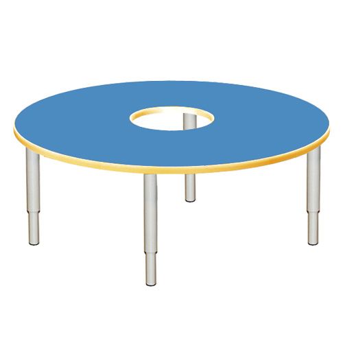 РК17 СТОЛ ДЕТСКИЙ МДФ РЕГУЛИРУЕМЫЙ (ДИАМ.1100)