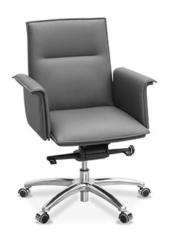 ЮН Лео Кресло для посетителя, кожа