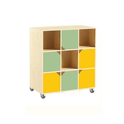 РК Стеллаж 7 трехсекцеонный мобильный 9 ячеек 1114х500х1179мм