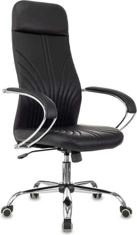 БР CH-610SL Кресло компьютерное, экокожа/ хром