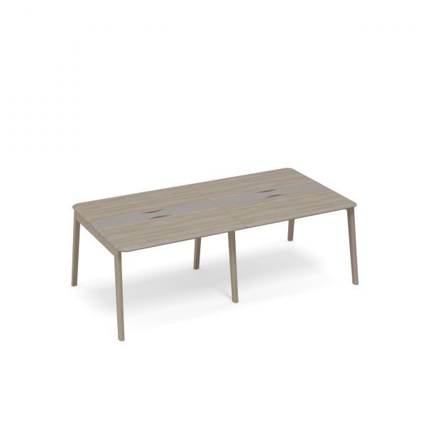 ТМ В2 153-2 Стол для переговоров с кабель-каналом WOOD 240x124x75 