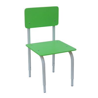 РК2.112 Стул детский на м/к регулируемый (каркас серый/зелёный)
