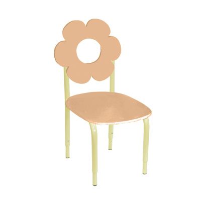 РК2 Стул детский на м/к регулируемый Цветок Светло-коричневый