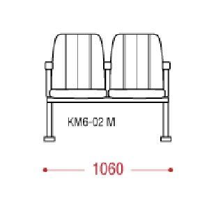 КФ София  двухместная секция 106х90х62 см