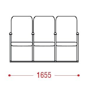 КФ Лондон М трехместная секция 165.5х100х68.5