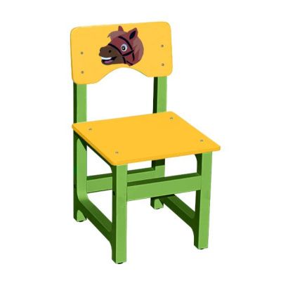 РК54.024 Стул детский МДФ нерегулируемый (лошадь)