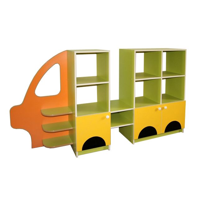 РК Стенка детская машинка двусторонняя 2000х365х1100мм