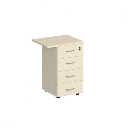 К307 Брифинг приставка с тумбой 4-ящичной с замком (57х60х75)