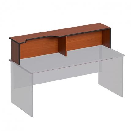 ДР474 Надстройка к столу с вырезом левая 180х38х37