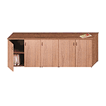 ИСП10 Шкаф низкий (закрытый + закрытый узкий + закрытый) 220х46х75 