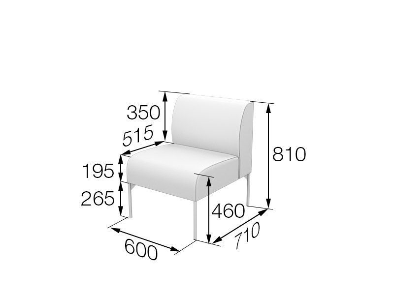Бридж Модуль 1-местный (600*710*810)