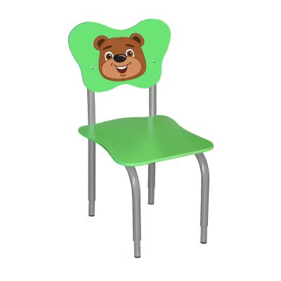 РК2.112.009 Стул детский на м/к регулируемый (медведь)