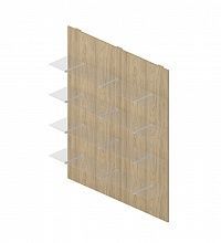 RD72N Панель стеновая со стеклянными полками 160x32x191.4