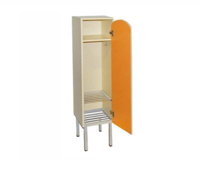 РК ШРР-1 ШКАФ ДЕТСКИЙ (ЛДСП и МДФ) НА МЕТАЛЛОКАРКАСЕ С РЕШЕТКОЙ