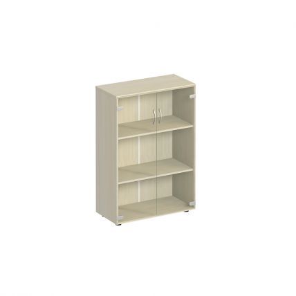 К366 Шкаф для документов с прозрачным стеклом (80х38х123)