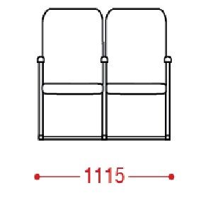 КФ Лондон М двухместная секция 111.5х100х68.5