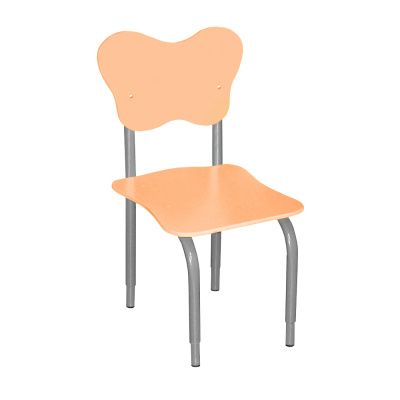 РК2 Стул детский на м/к регулируемый фигурный Персик