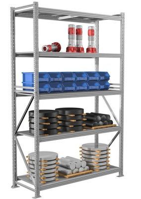 MSPRO Стеллаж MS PRO 300/150X80/5 ( 2996x1642x803 мм )