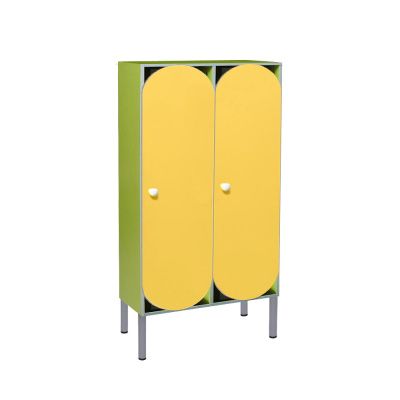 РК ШРР-21 ШКАФ ДЕТСКИЙ (ЛДСП и МДФ) НА МЕТАЛЛОКАРКАСЕ С РЕШЕТКОЙ