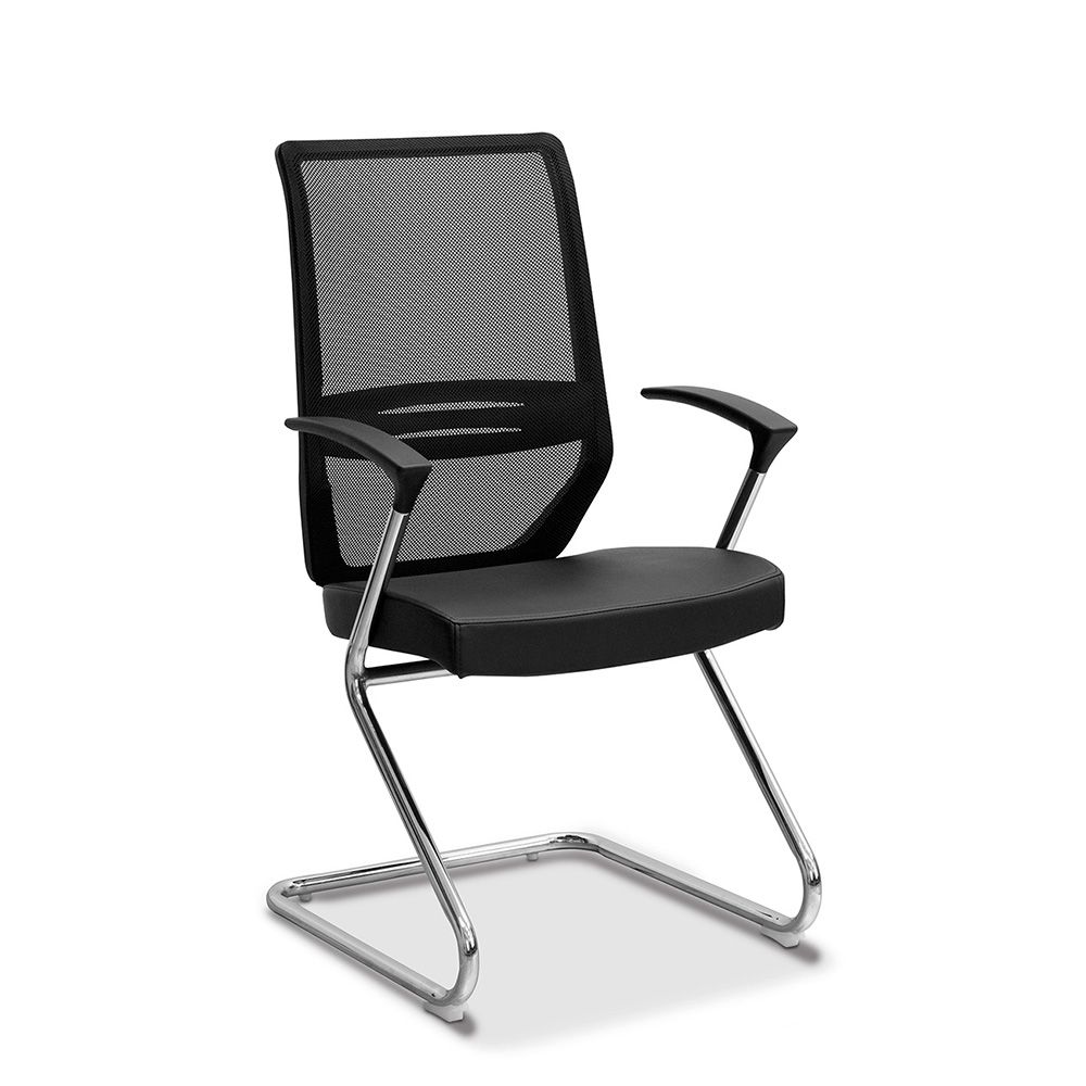 ЮН Aero Кресло посетителя на раме, сетка/ткань