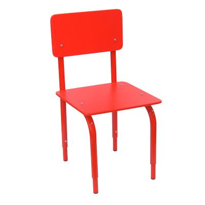 РК2.145 Стул детский на м/к регулируемый (каркас красный/красный)
