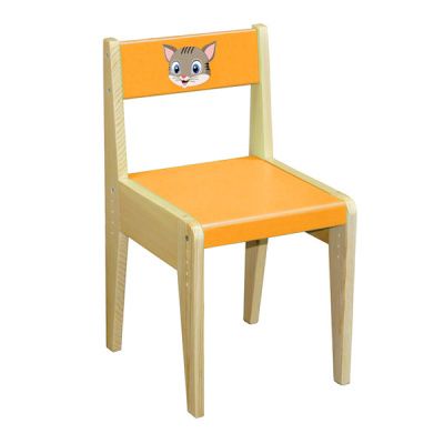 РКМ-10.002 Стул из фанеры регулируемый ВЫРАСТАЙКА (кошка)