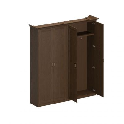 ПС 371 Шкаф комбинированный высокий (для одежды+для док-тов закрытый) 204.4x46.4x218.8