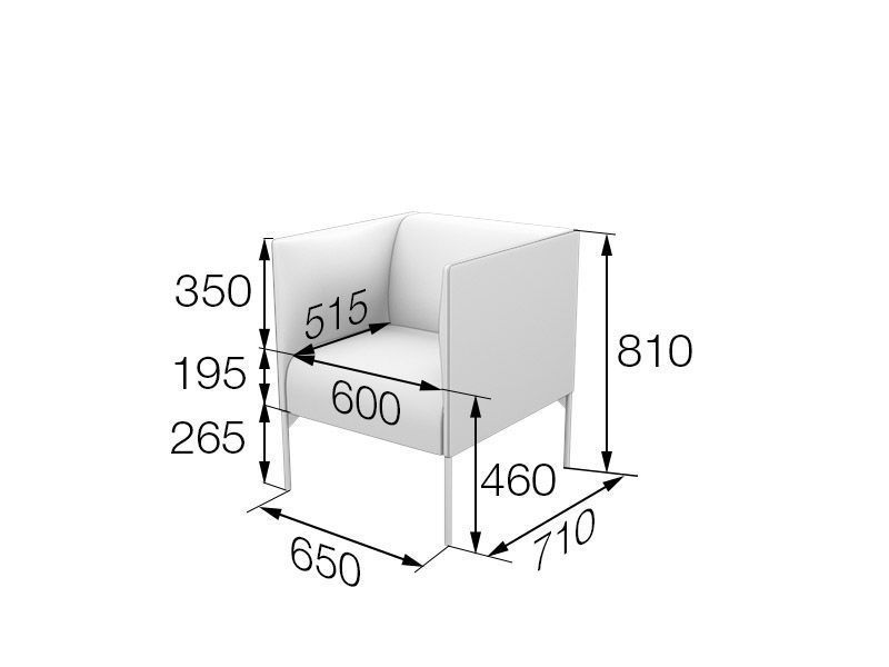 Бридж Кресло (650*710*810)